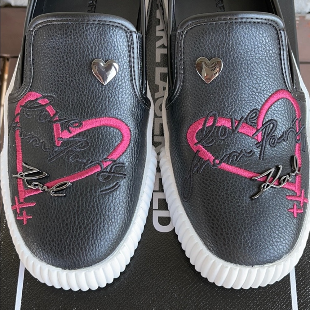 👱🏼‍♀️Karl Lagerfeld Slip on Shoes. Size 7.5 - Picture 8 of 8